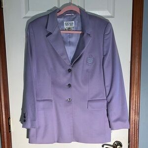 VTg- Escada-12(44)-Lavender- Tailored Blazer Notched Lapels wool &cashmere blend